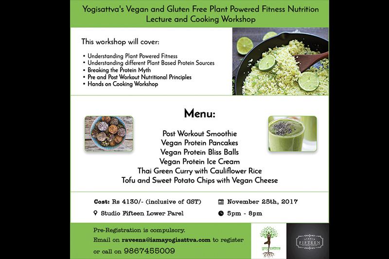  Plant Powered Fitness Cooking Workshop